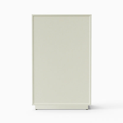 Blanca White Mahogany 5-Drawer Chest with Scalloped Drawer Fronts – view 5