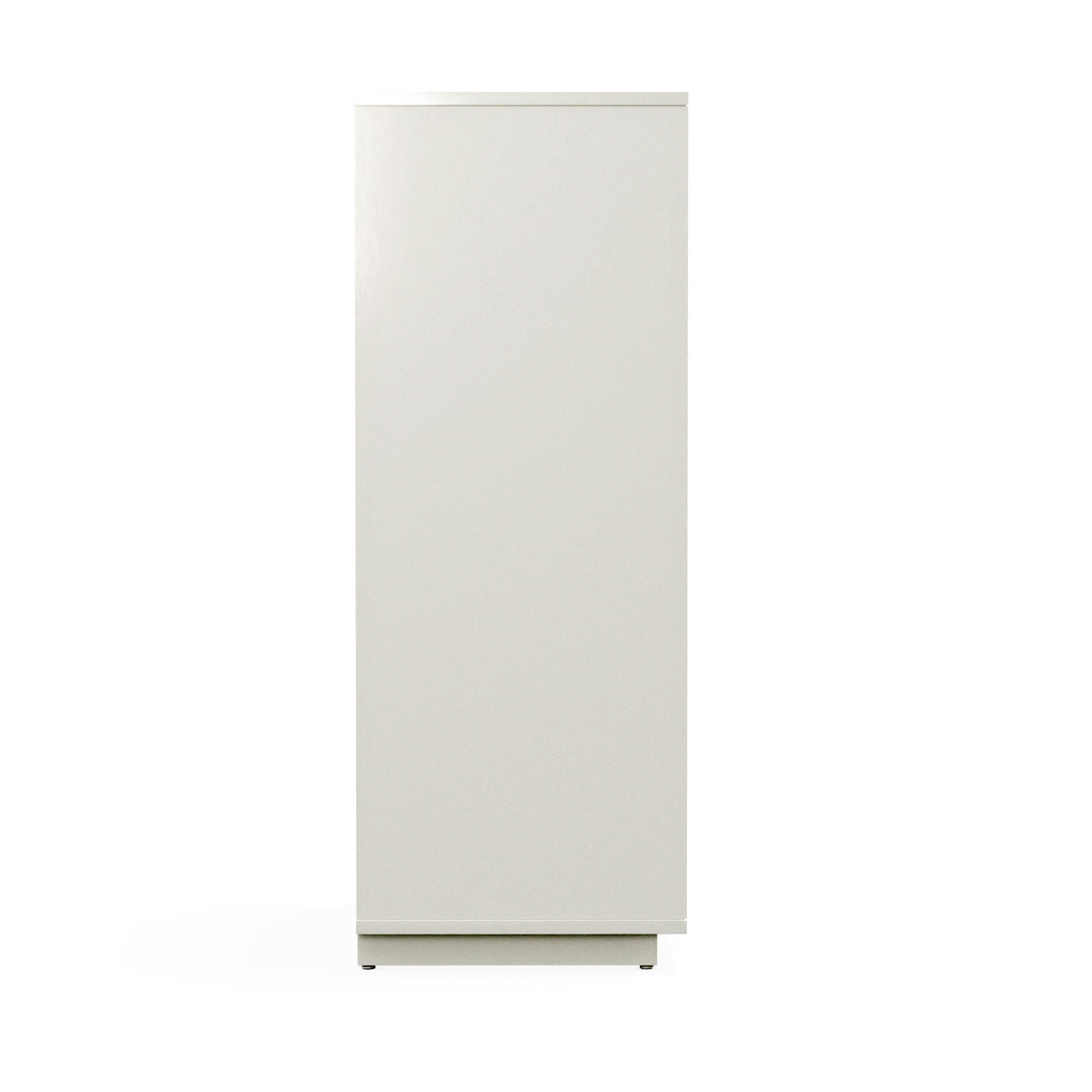 Blanca White Mahogany 5-Drawer Chest with Scalloped Drawer Fronts – view 4