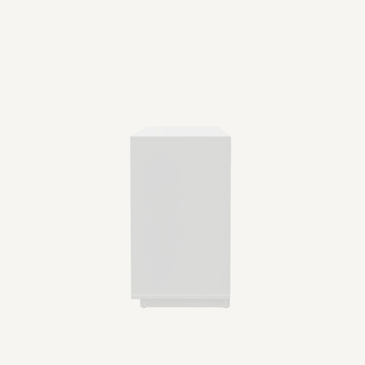 Blanca White Wood Sideboard with Three Scalloped Cabinets – view 5