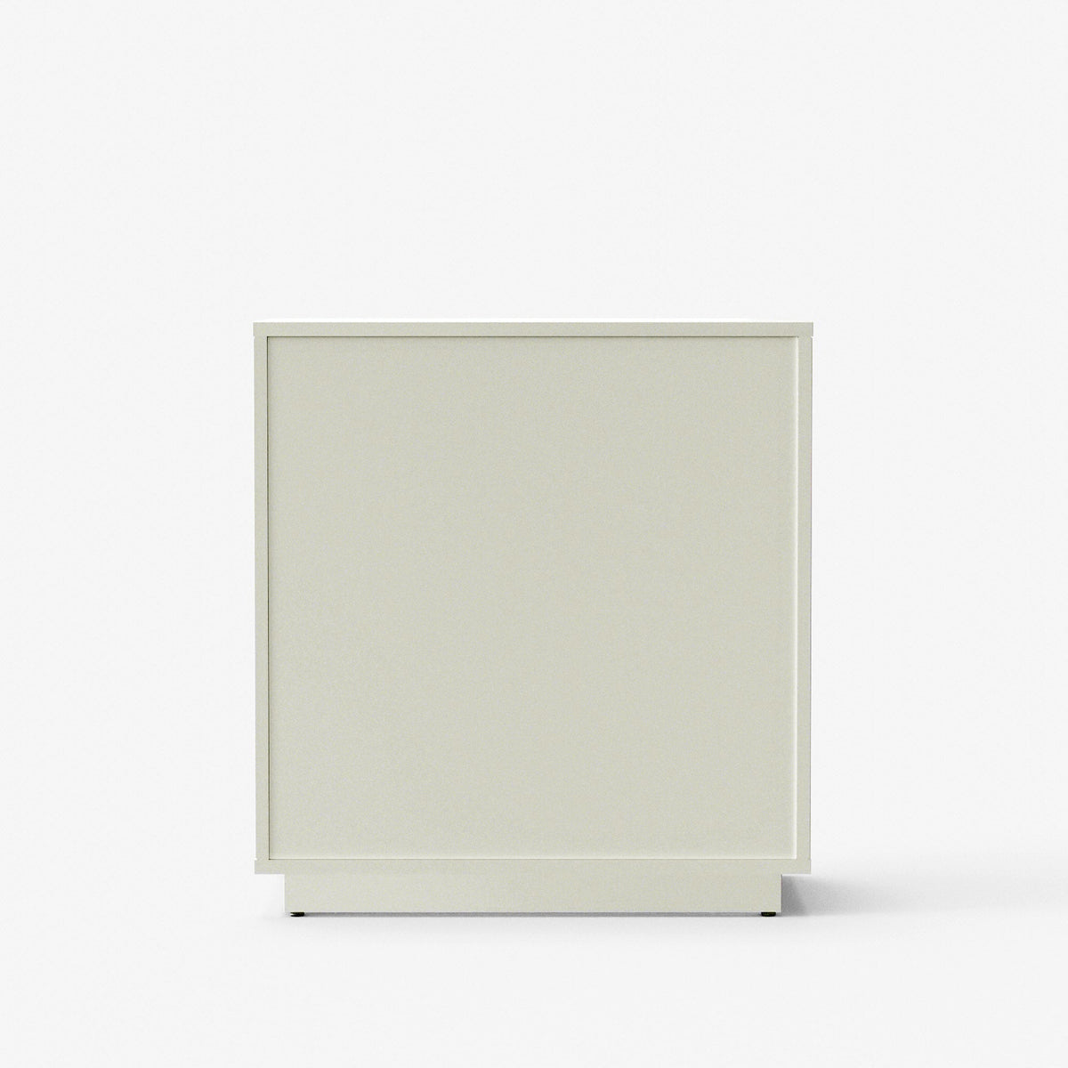 Blanca 3-Drawer Mahogany Small Chest with Scalloped Drawers, White – view 3