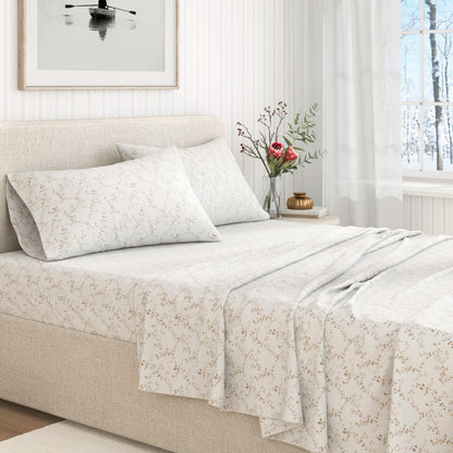 Turkish Cotton Flannel Sheet Set – Winter Floral Collection – view 23