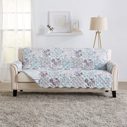 Reversible Floral Patchwork Furniture Protector – Maribel Collection – view 67