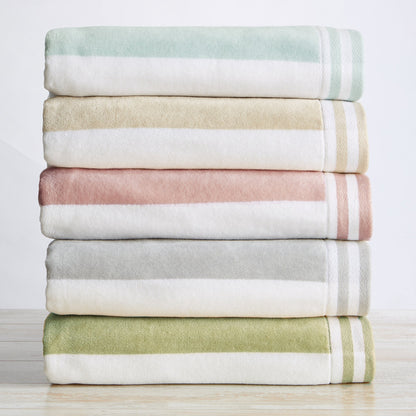 Pastel Striped Cabana Beach Towel – Edgartown Collection – view 78
