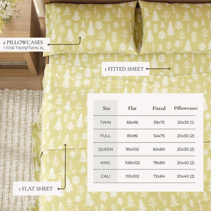 Turkish Cotton Flannel Sheet Set – Lakeview Collection – view 33