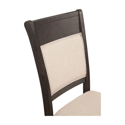 Brayden Upholstered Dining Side Chairs, Beige Fabric – view 7