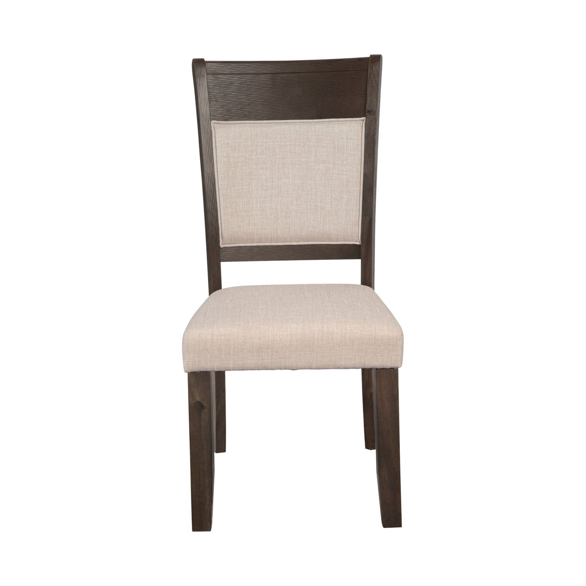 Brayden Upholstered Dining Side Chairs, Beige Fabric – view 3