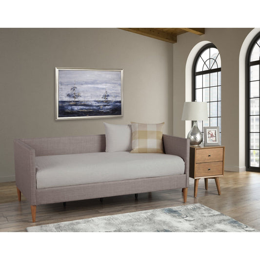 Dark Grey Linen Twin Daybed, Britney Collection