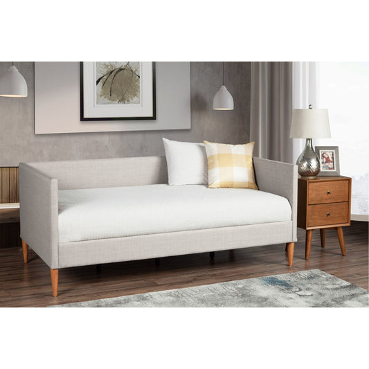 Light Grey Linen Britney Daybed for Versatile Living Spaces