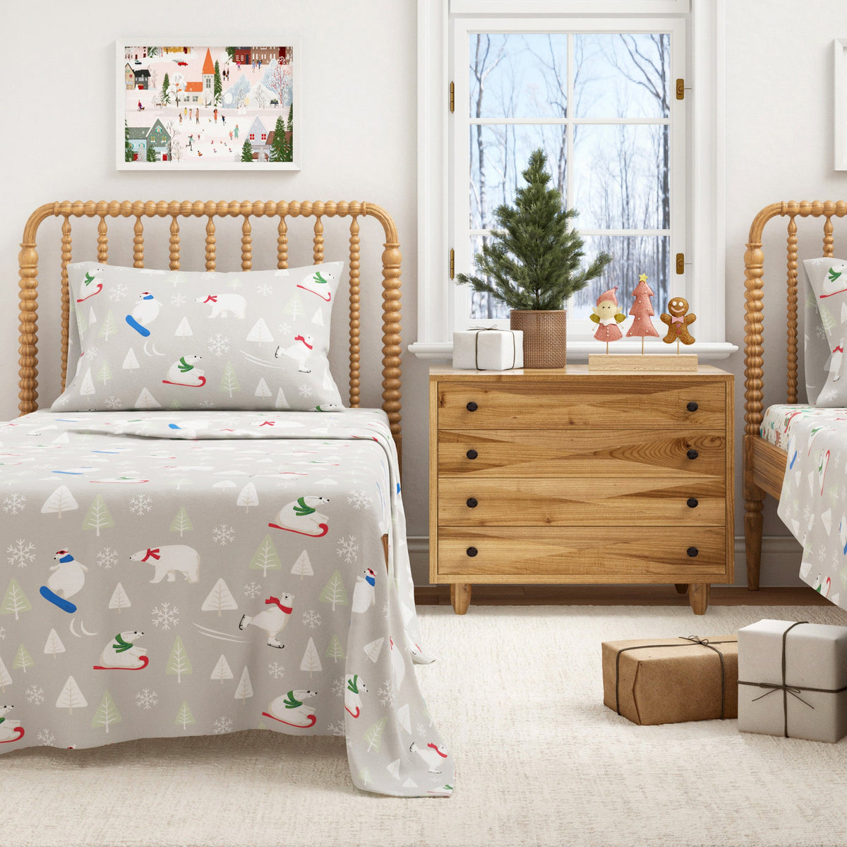 Turkish Cotton Flannel Sheet Set – Stratton Collection – view 46