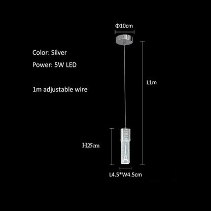 Bubble Crystal LED Pendant Light and Wall Lamp in Gold or Silver – view 8