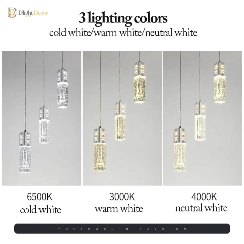 Bubble Crystal LED Pendant Light and Wall Lamp in Gold or Silver – view 4