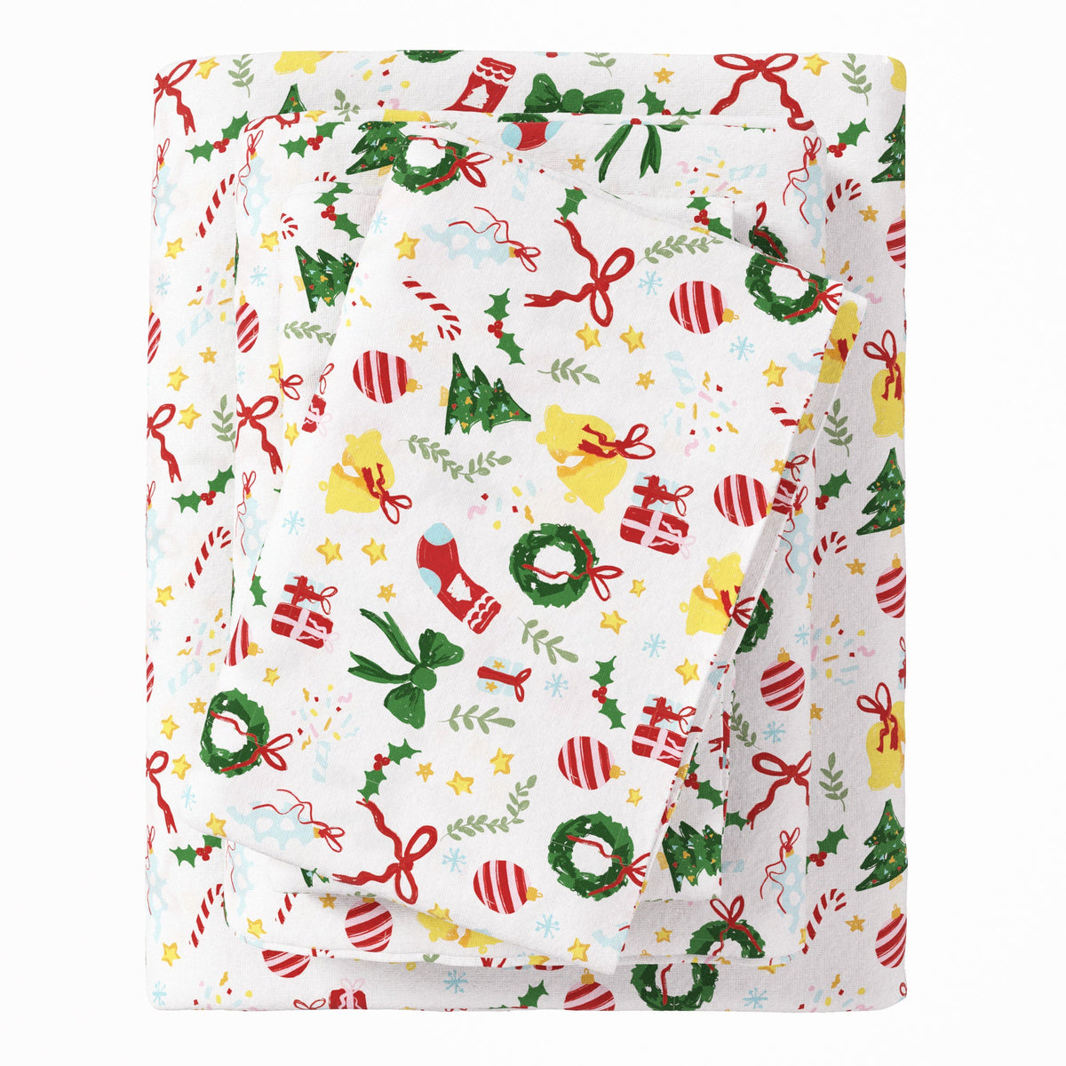 Turkish Cotton Christmas Flannel Sheets – Whittaker Holiday Prints – view 7