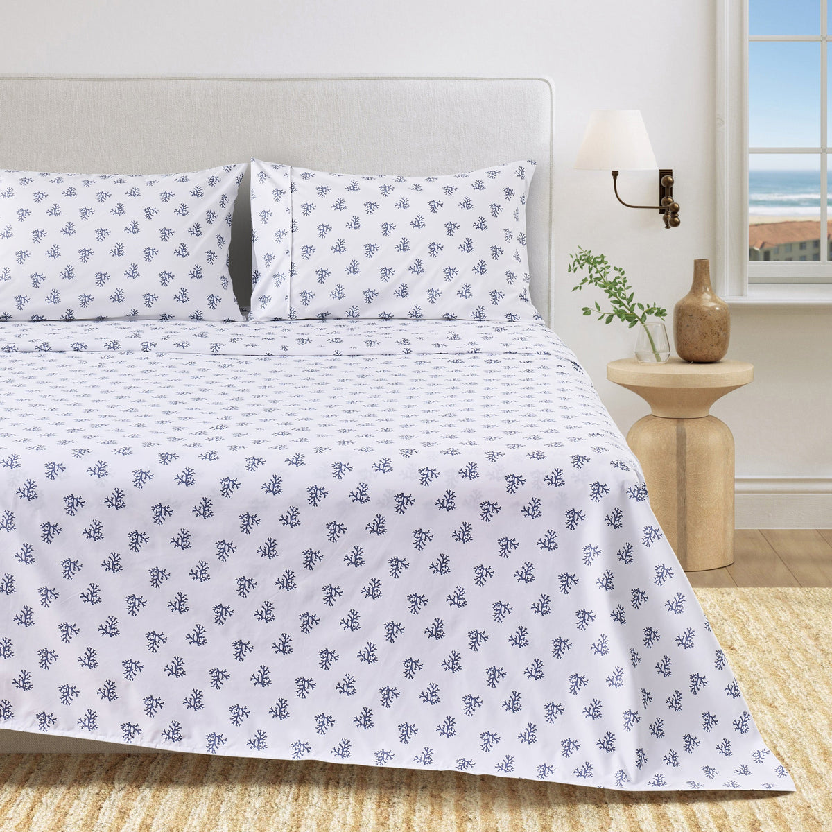 Coastal Printed Microfiber Sheet Set – Newport Collection – view 48