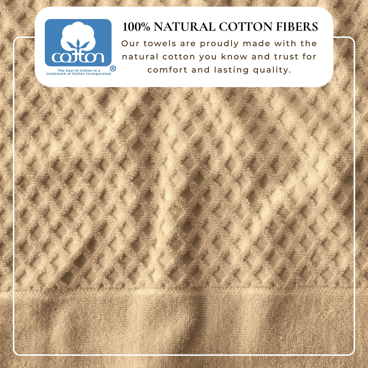 Cotton Diamond Waffle Weave Bath Towel Set – Grayson Collection – view 208