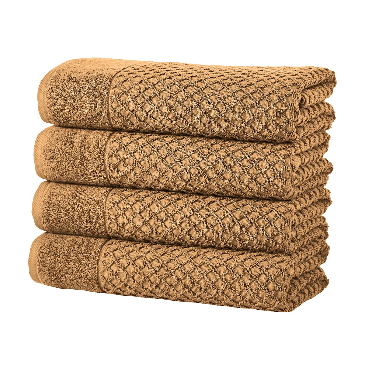 Cotton Diamond Waffle Weave Bath Towel Set – Grayson Collection – view 217