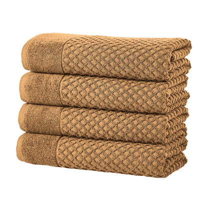 Cotton Diamond Waffle Weave Bath Towel Set – Grayson Collection – view 217