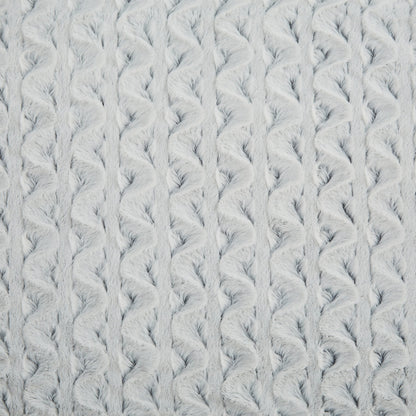Snowy Owl Ombre Faux Fur and Sherpa Throw Blanket – view 3