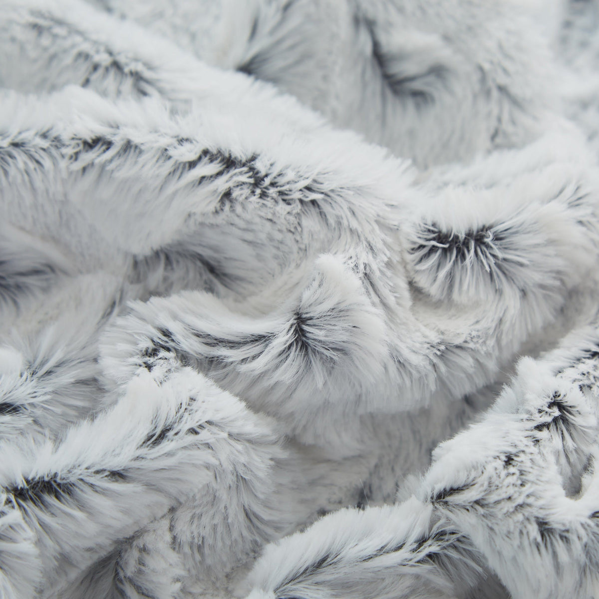 Snowy Owl Ombre Faux Fur and Sherpa Throw Blanket – view 6