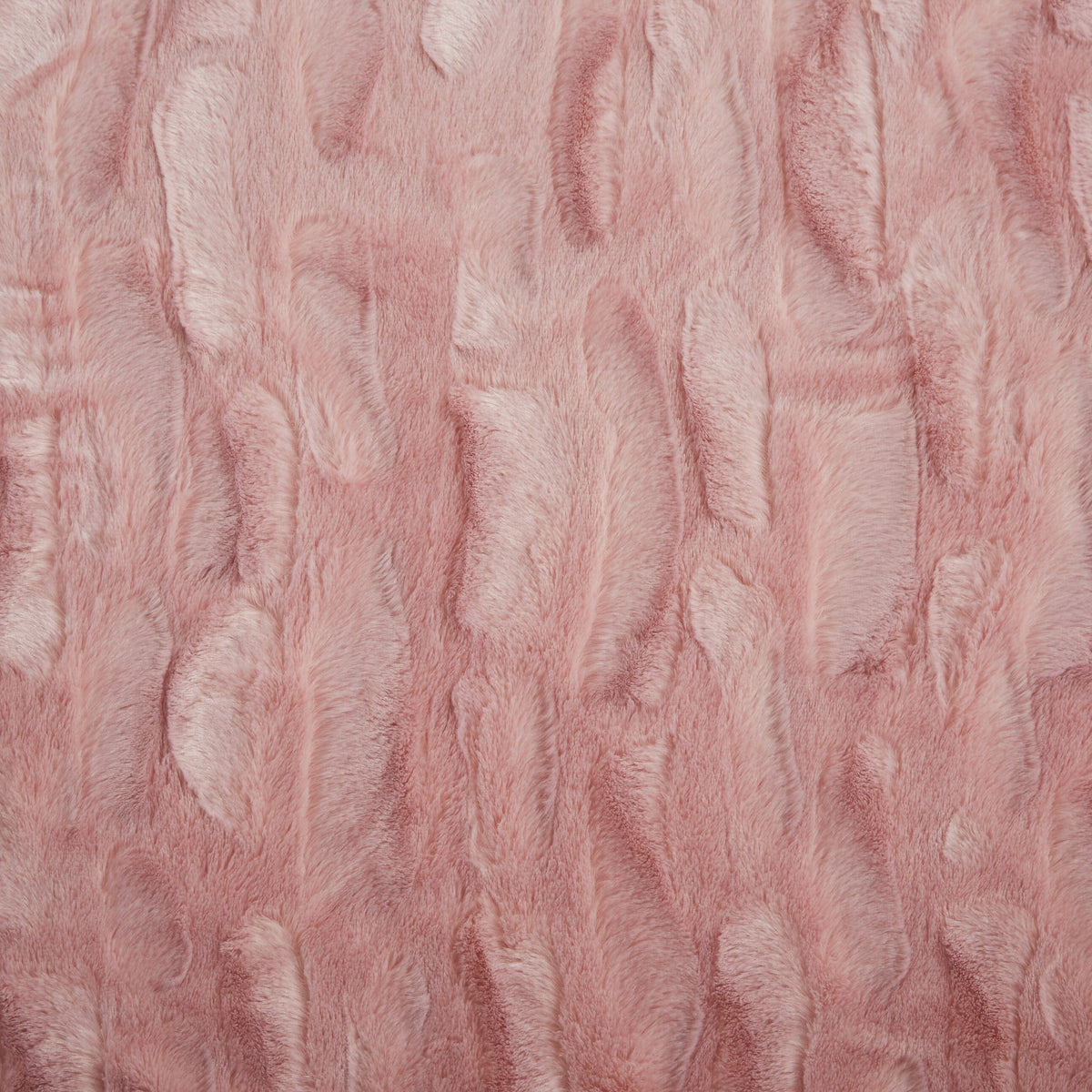 Dusty Rose Pink Faux Fur and Sherpa Throw Blanket – view 2