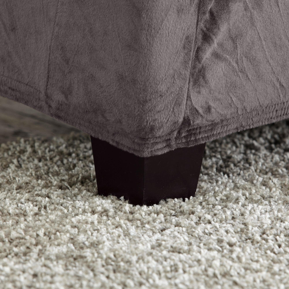 Velvet Stretch Slipcover – Gale Collection Form-Fit Sofa Cover – view 205