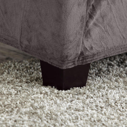 Velvet Stretch Slipcover – Gale Collection Form-Fit Sofa Cover – view 205