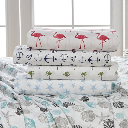 Coastal Printed Microfiber Sheet Set – Newport Collection – view 7