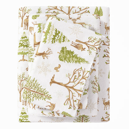 Turkish Cotton Flannel Sheet Set – Lakeview Collection – view 13