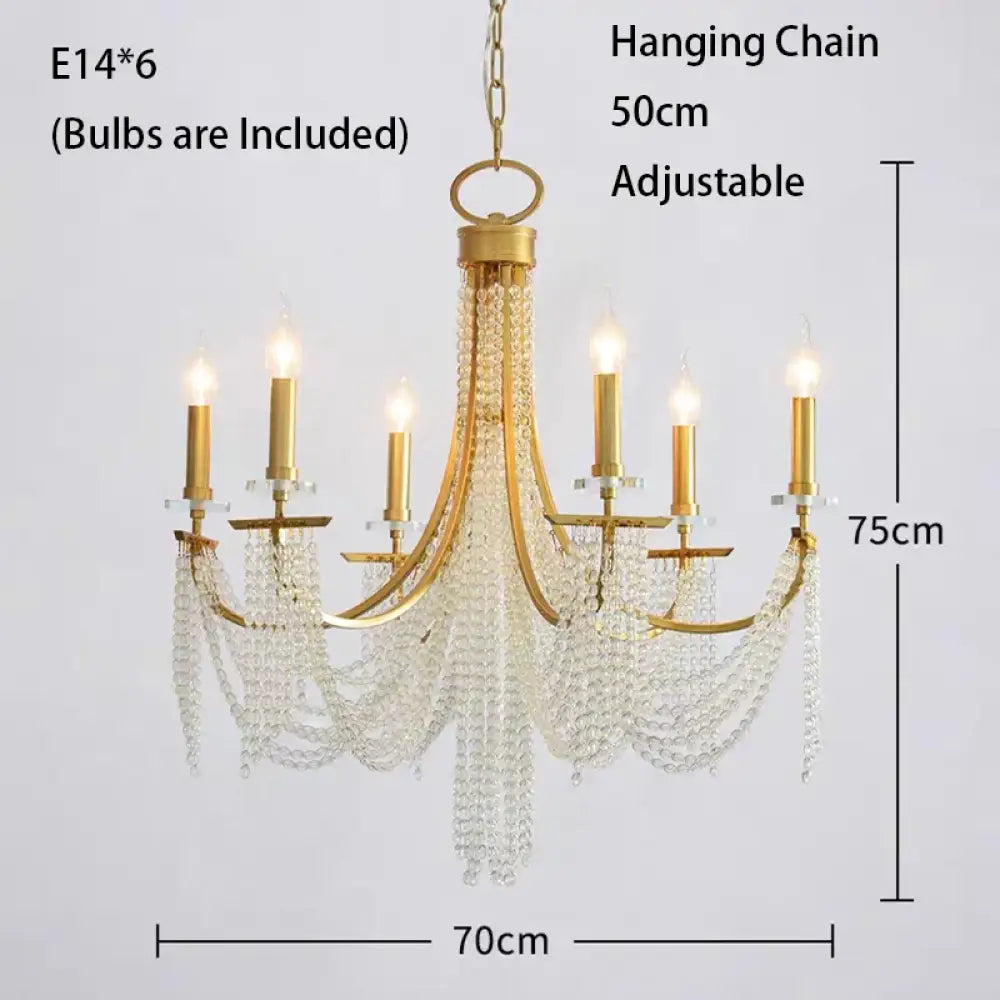 Classic Candle LED Chandelier in Black, Gold or Silver Frame – view 10