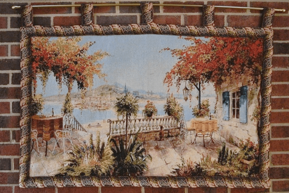 Ocean View Brunch Cotton-Polyester Wall Hanging Tapestry, 28 x 47 Inch – view 4