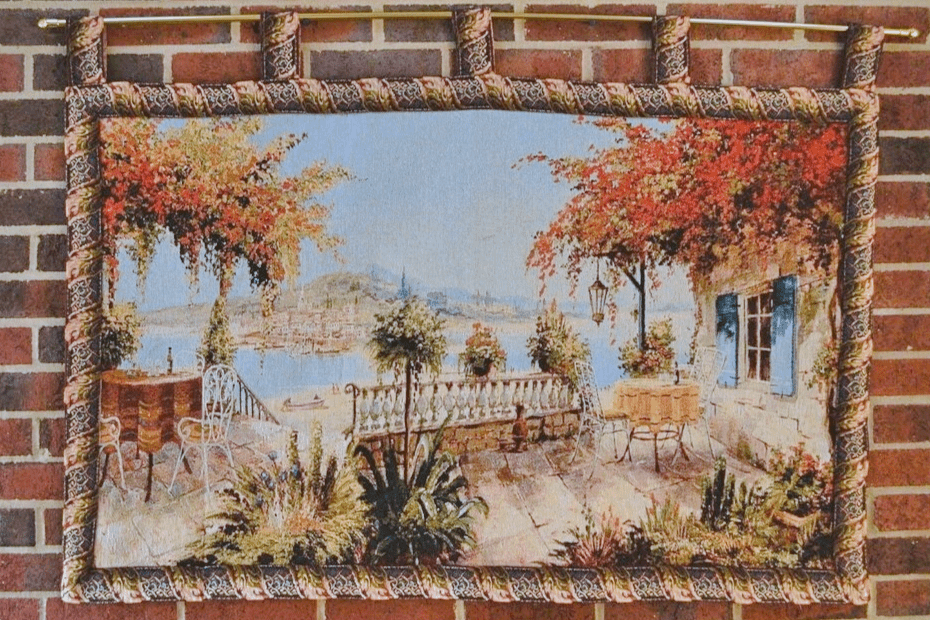 Ocean View Brunch Cotton-Polyester Wall Hanging Tapestry, 28 x 47 Inch – view 3