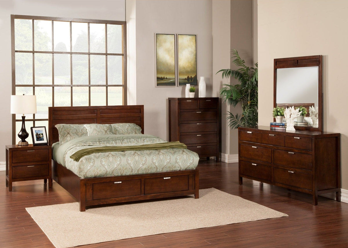 Carmel Contemporary 7-Drawer Dresser with Nickel Handles – view 13