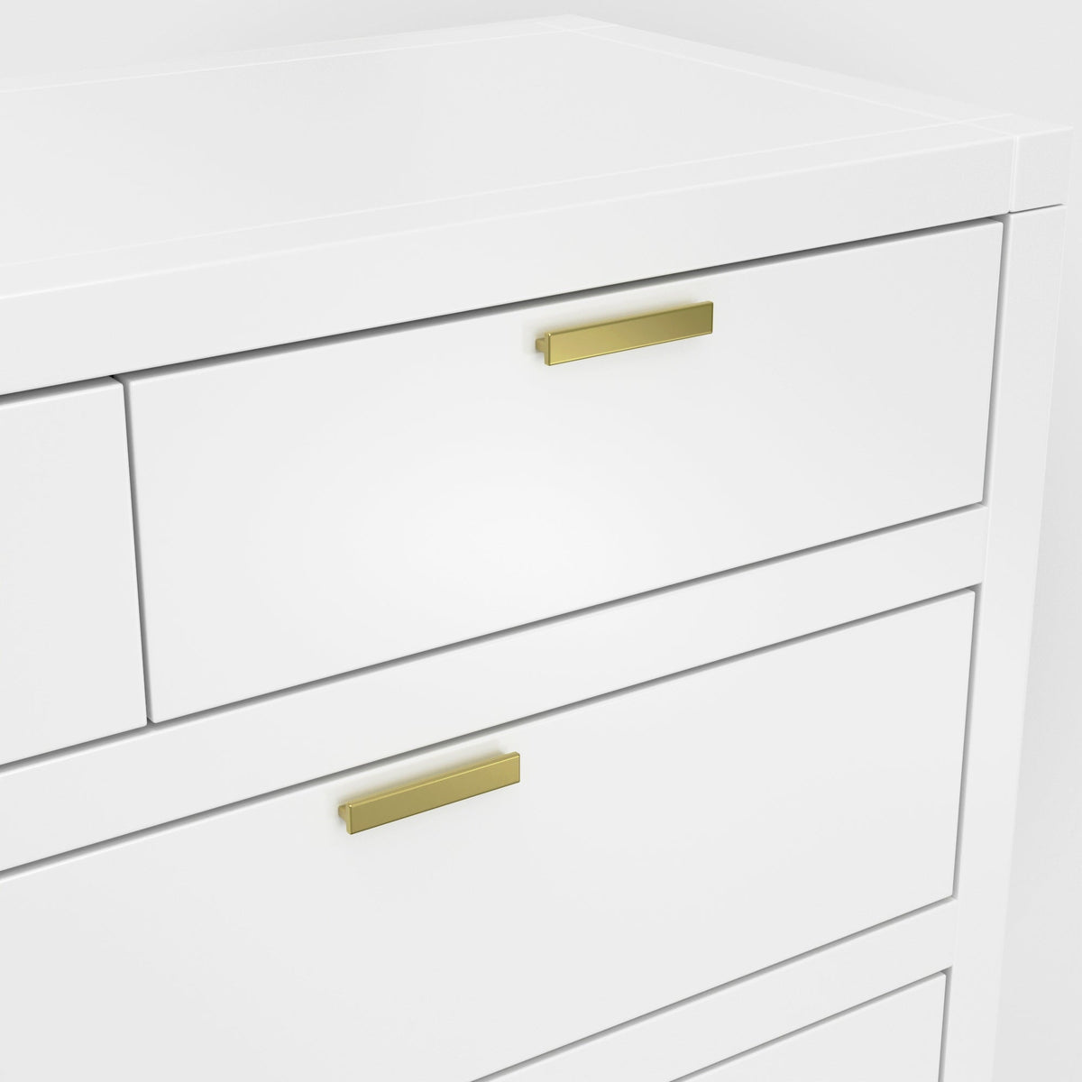 Carmel Contemporary 7-Drawer Dresser with Nickel Handles – view 4
