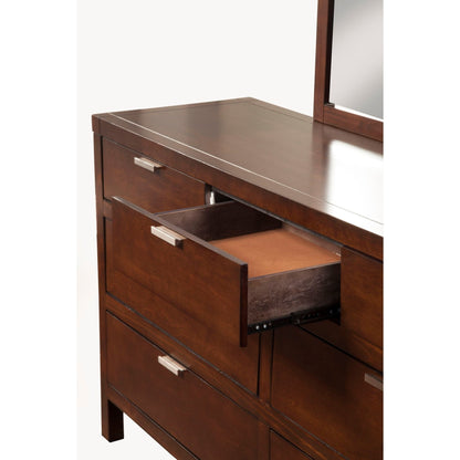 Carmel Contemporary 7-Drawer Dresser with Nickel Handles – view 11
