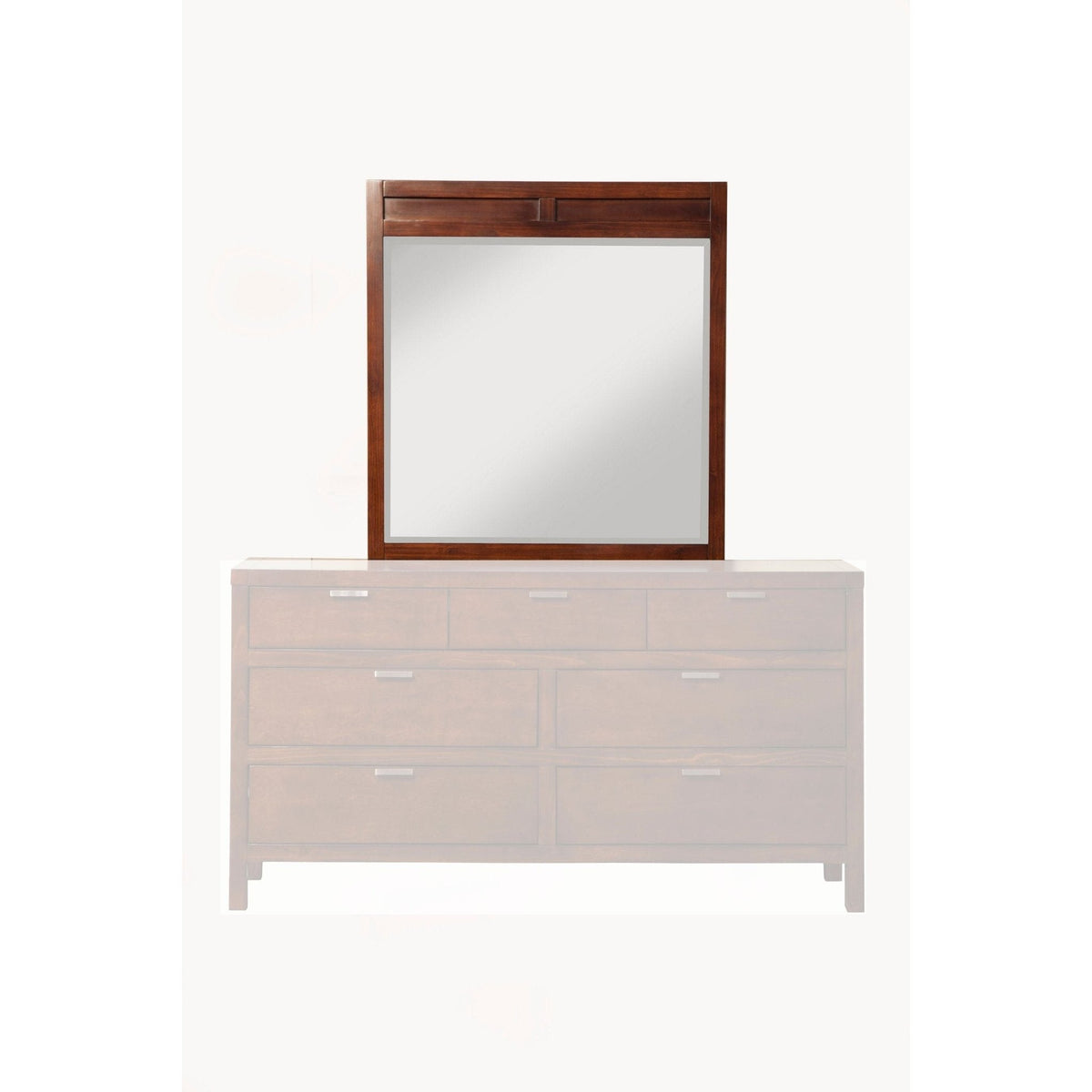 Carmel Hardwood Dresser Mirror with Beveled Glass – view 4