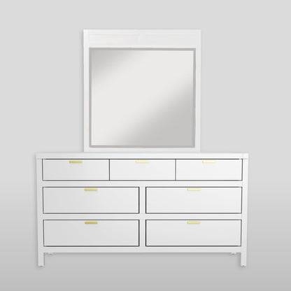 Carmel Hardwood Dresser Mirror with Beveled Glass – view 2