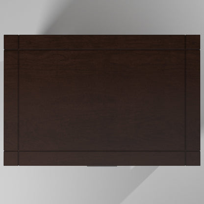 Carmel Contemporary 2-Drawer Nightstand with Nickel Hardware – view 13