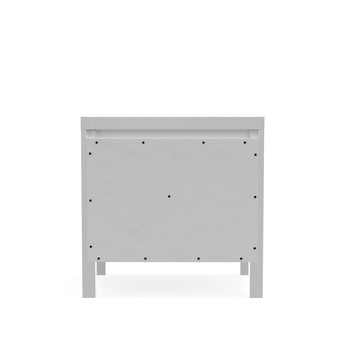 Carmel Contemporary 2-Drawer Nightstand with Nickel Hardware – view 6