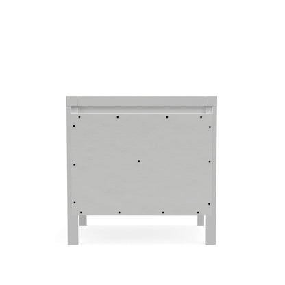 Carmel Contemporary 2-Drawer Nightstand with Nickel Hardware – view 6