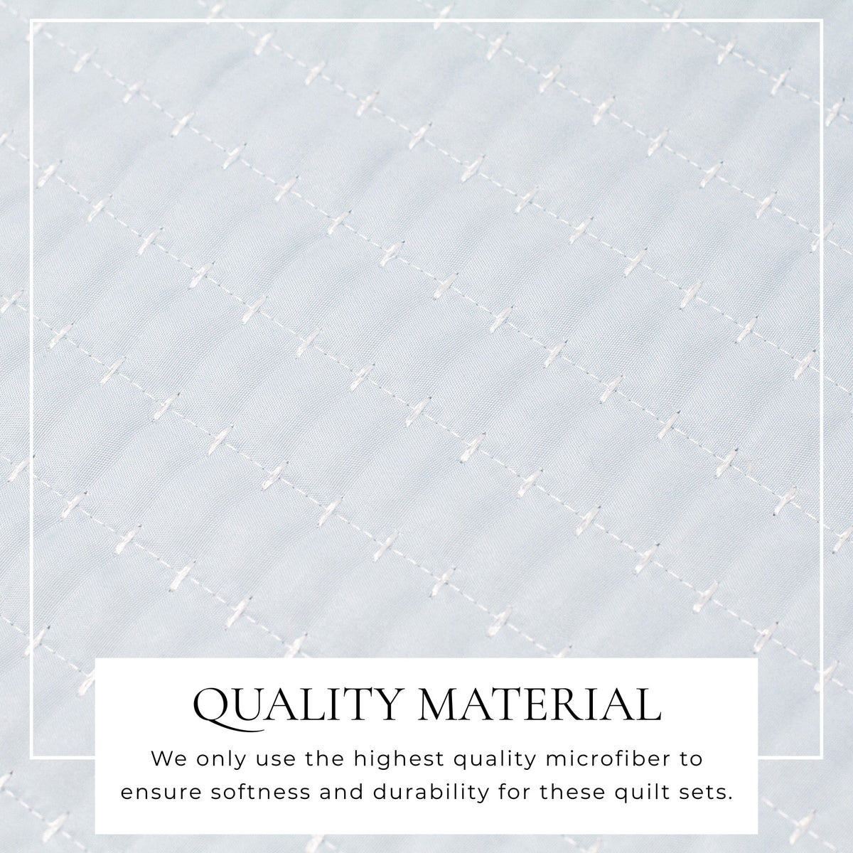 Solid Channel Stitch Quilt Set – Alicia Collection – view 20