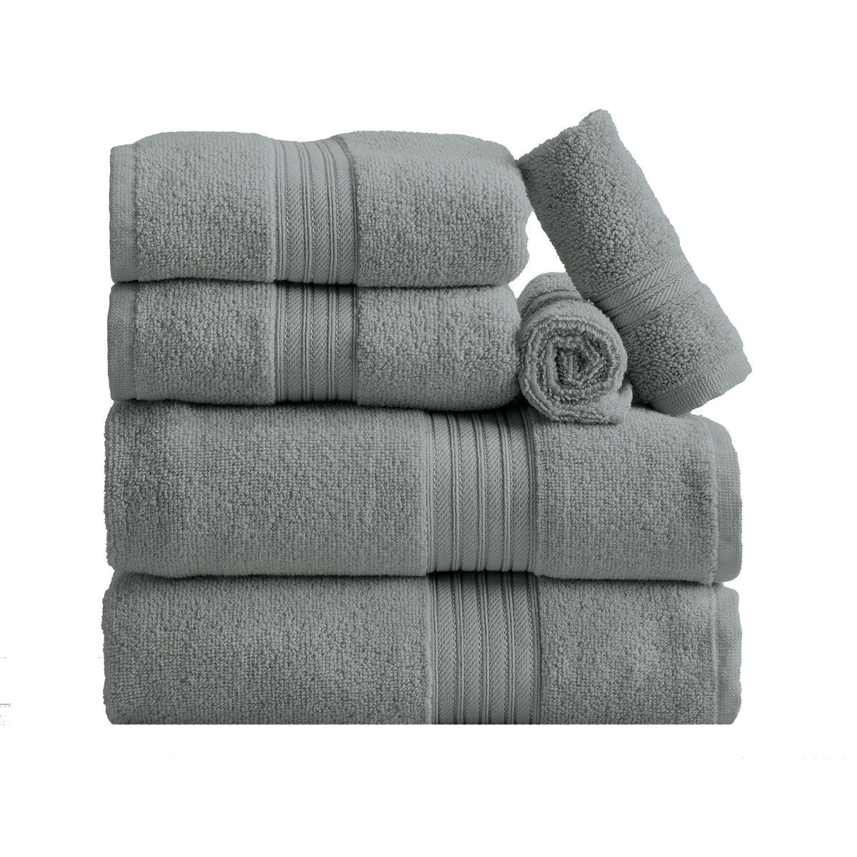 Cooper Collection Cotton Terry Bath Towel Set, Lightweight and Soft – view 109