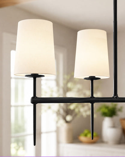 5 Light Linear Chandelier for Dining Room and Kitchen – view 3