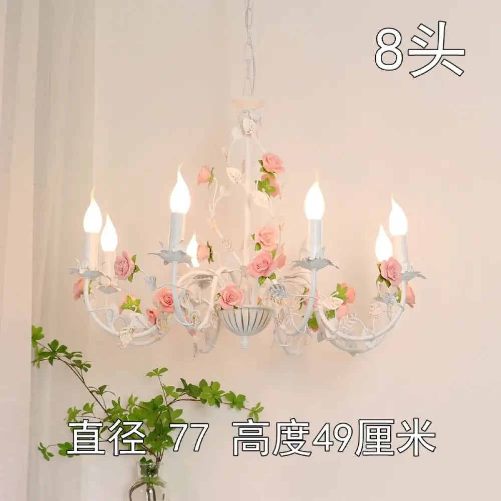 Charming Pastoral Iron Chandelier for Dining Room and Kids' Room – view 9