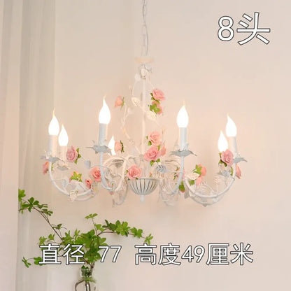Charming Pastoral Iron Chandelier for Dining Room and Kids' Room – view 9
