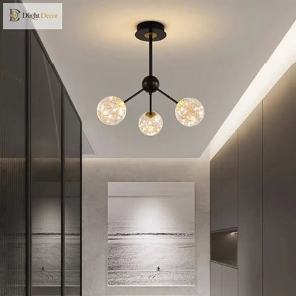 Nordic Multi-Head Ceiling Light for Dining Room, Black or Gold – view 5