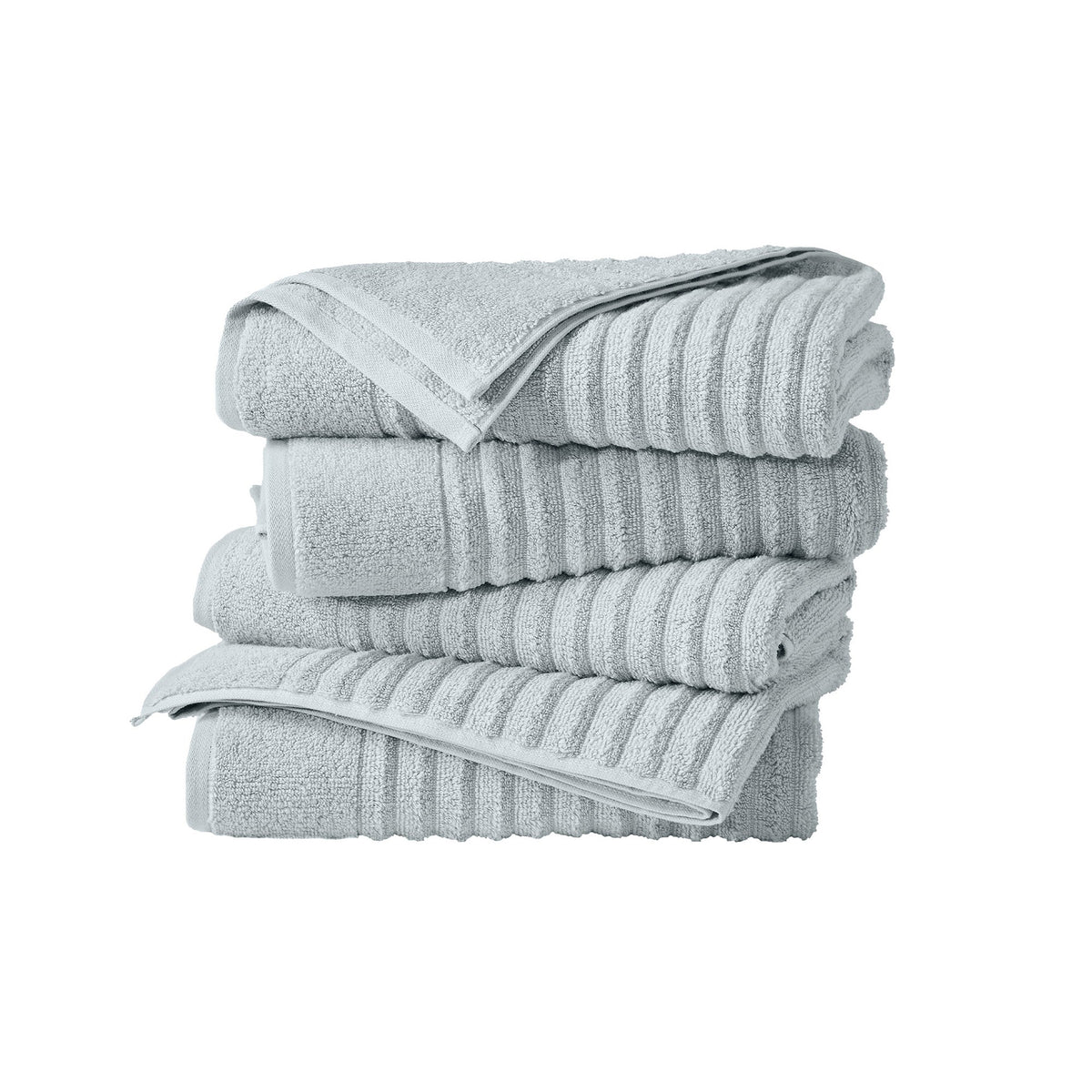 Karina Collection Luxury Combed Cotton Ribbed Bath Towel Set – view 79