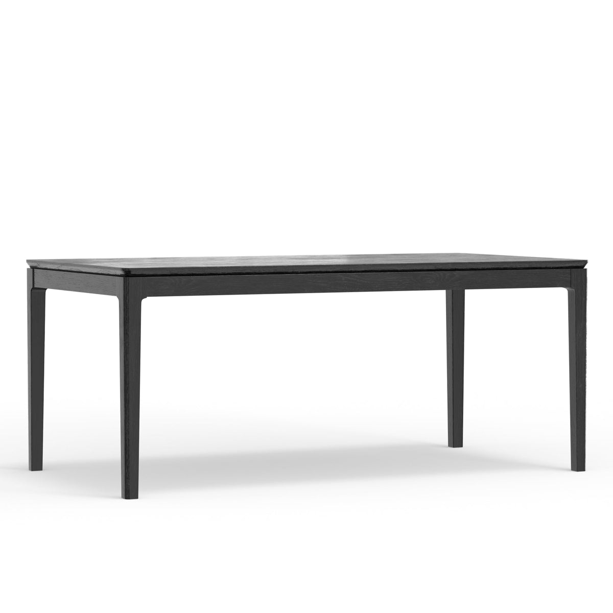 Cove Rectangular Mindy Wood Dining Table, Vintage Black – view 2