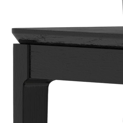 Cove Rectangular Mindy Wood Dining Table, Vintage Black – view 8