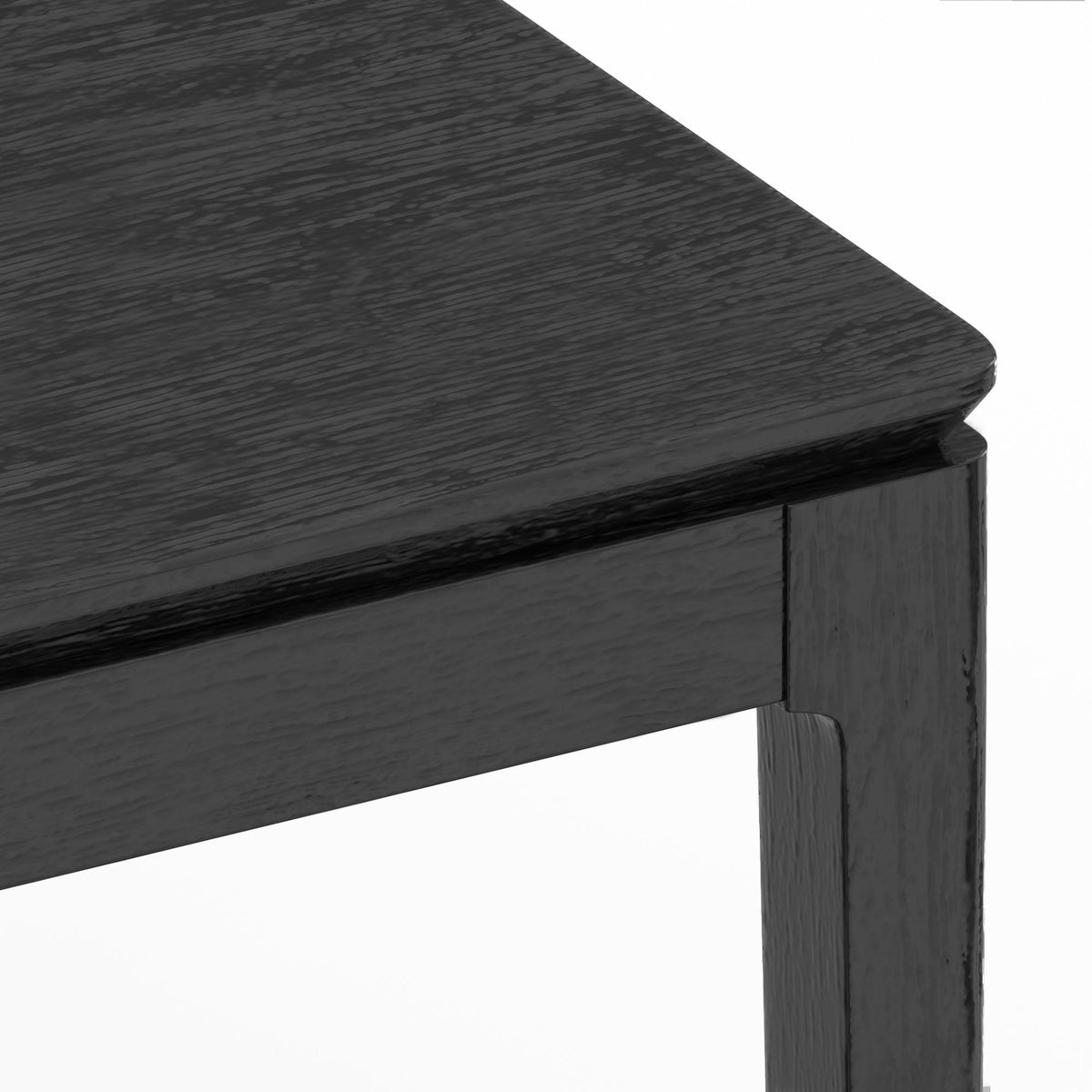 Cove Rectangular Mindy Wood Dining Table, Vintage Black – view 7