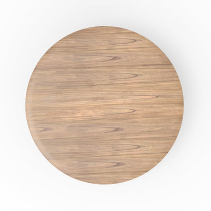 Cove Mid-Century Round Pedestal Dining Table, Malaysian Hardwood – view 4