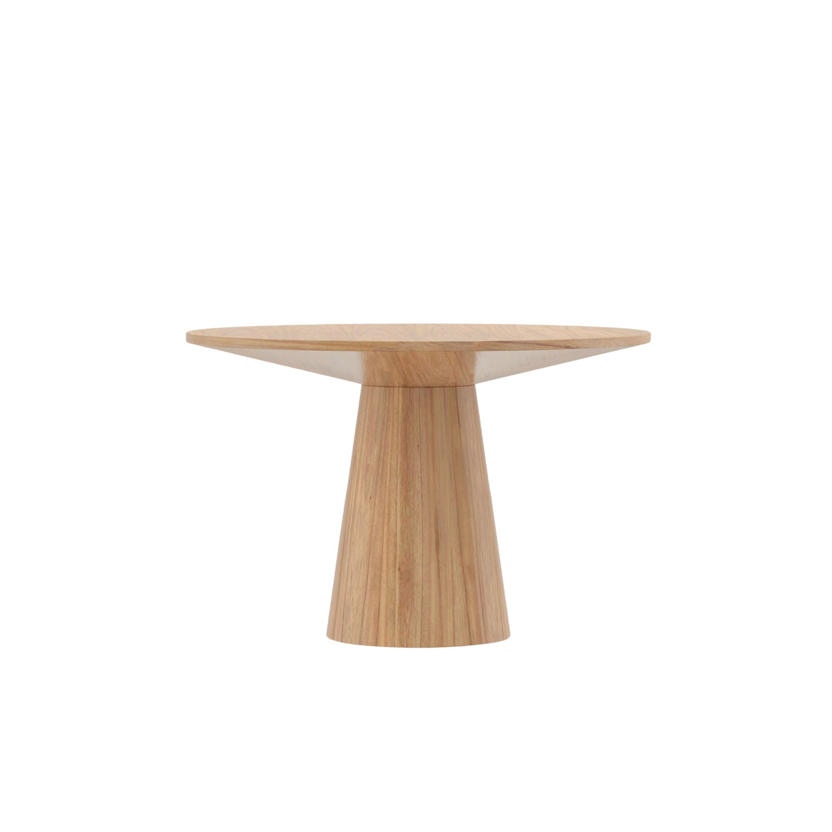 Cove Mid-Century Round Pedestal Dining Table, Malaysian Hardwood – view 10